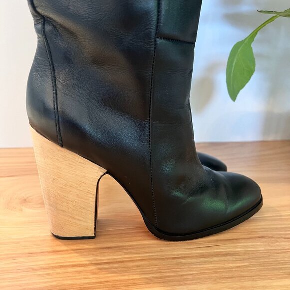 Rachel Comey Tall Black Carta Boots - Picture 4 of 10
